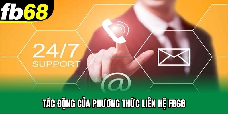 Tác động của phương thức liên hệ FB68